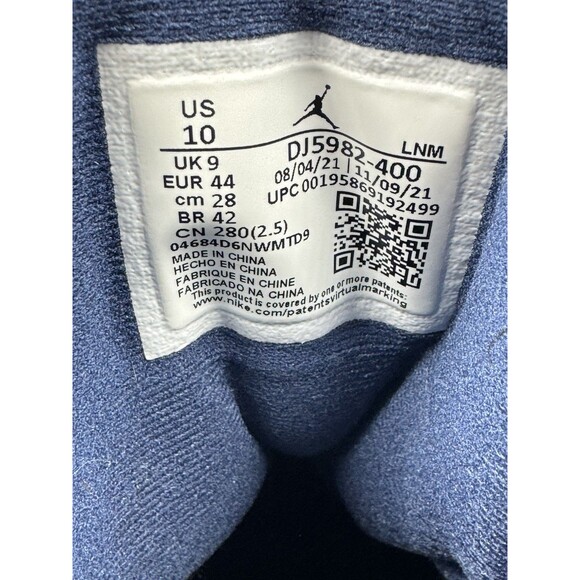Size 10 - Jordan 13 Retro Navy 2021DJ5982-400 - Picture 3 of 16
